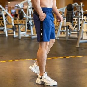 shorts masculino esportivo com bolso , shorts masculino esportivo, shorts masculino, shorts esportivo com bolso, shorts de compressão masculino, shorts de compressão com dois bolsos, shorts de compressão, shorts de compressão esportivo diversas azul